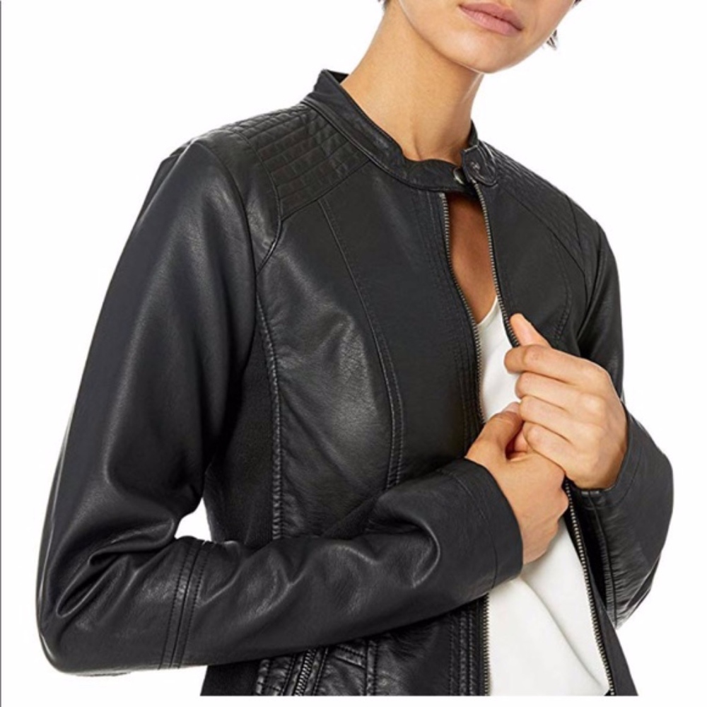 Faux Leather Jacket